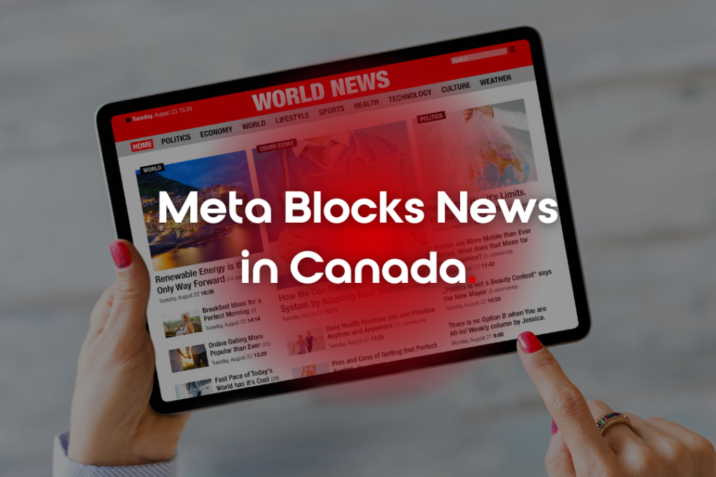 Meta Block News In Canada