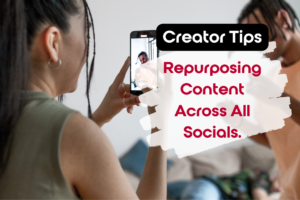 Repurposing content on socials