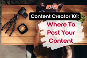 Where to post different types of content